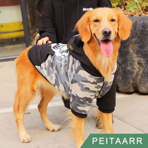 

dog apparel [peitaarr]pet clothing clothes sweater hoodie camouflage coat keep warm labrador