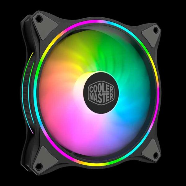 

fans & coolings cooler master mf140 halo argb 14cm rgb 5v/3pin computer case quiet pwm fan pc cpu water cooling 140mm replaces
