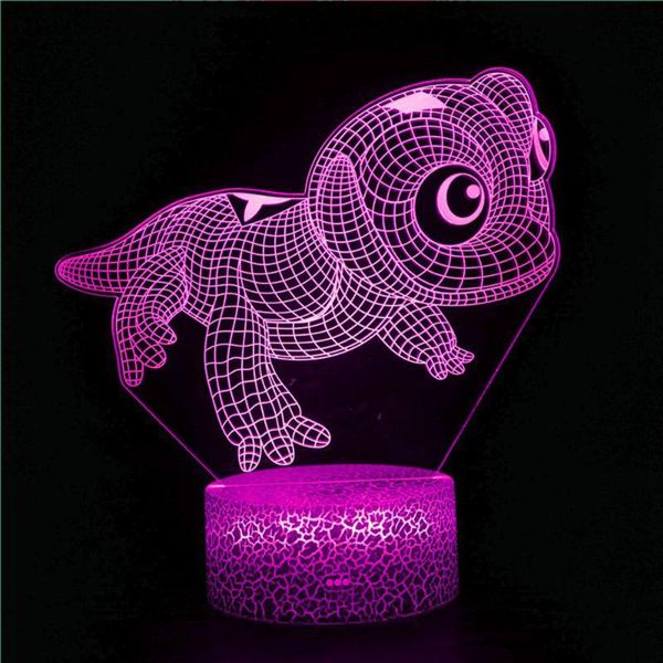 

night lights animal for dinosaur egg cute little pvc toy light model creative luminous sleep children baby gift atmosphere lig