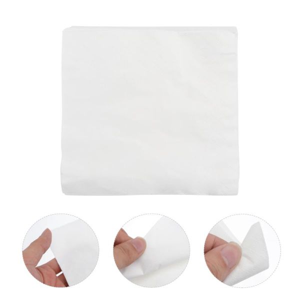 

100pcs 2-ply dinner napkin paper serviettes beverage napkins table