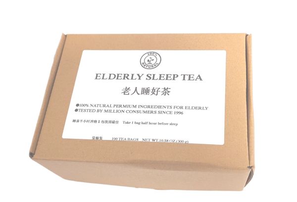 

clasical elderly sleep insomnia tea lao ren shui hao cha herba teabag 100 sachets all natural for parents lotsell work for old people