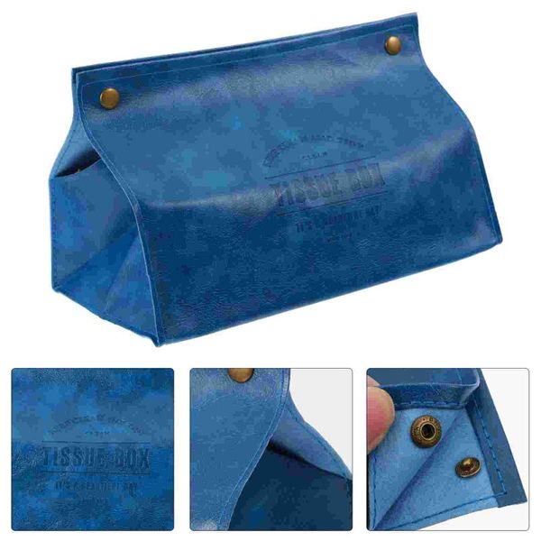 

tissue boxes & napkins 1pc practical leather box fashion paper storage container for home car