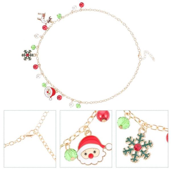

pendant necklaces 1 pc xmas theme necklace girls christmas neck chain, Silver