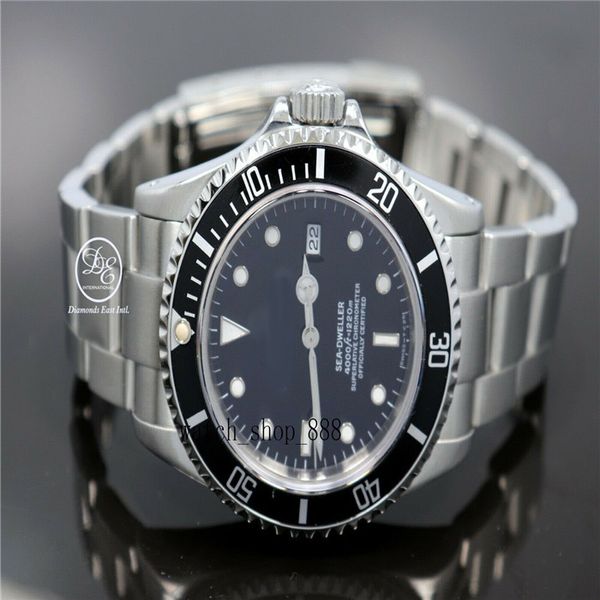 

luxury bp new factory 2813 automatic movementsea-dweller 16600 1oyster1 stainless steel black dial men's watch mint288d, Slivery;brown