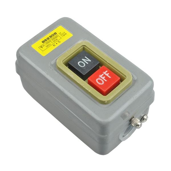 

smart home control ac380v 3.7kw cutting machine on/off push button switch 230b3