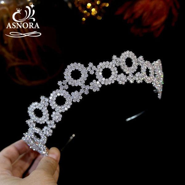 

hair clips & barrettes bridal crown composed of geometric figures vintage cz wedding tiara women diadem accessories crystal headband, Golden;silver