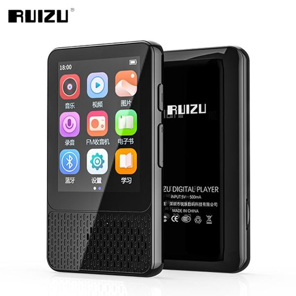 

& mp4 players ruizu mini mp3 player bluetooth-compatible 16gb 32gb touch screen music walkman with speaker fm radio recorder pedomete