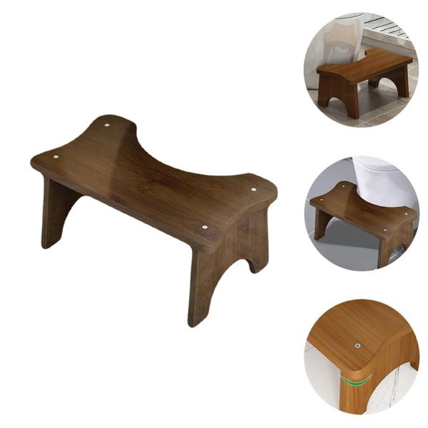 

tissue boxes & napkins 1pc wood footstool bathroom toilet stool household step standing
