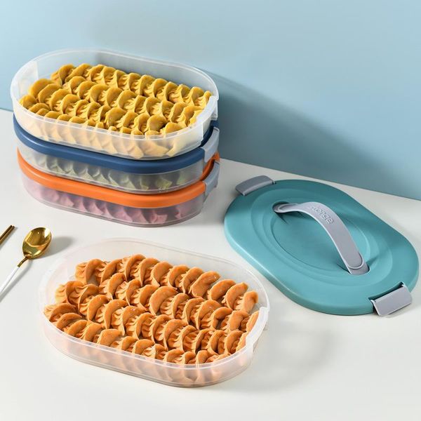 

storage bottles & jars household wonton dumpling box multi-layer grade quick ing i88