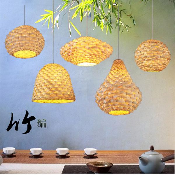 

pendant lamps chinese tatami bamboo lantern house tea rattan art zen restaurant pot shop chandelier