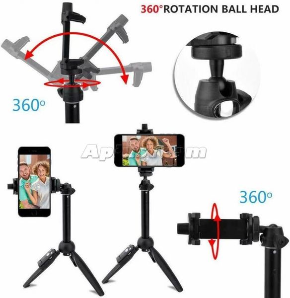 9928 Tripé Selfie Stick Universal Bluetooth Selfie Suporte para iphone xs max / xs / xr / x / 8 plus / 7/6 plus