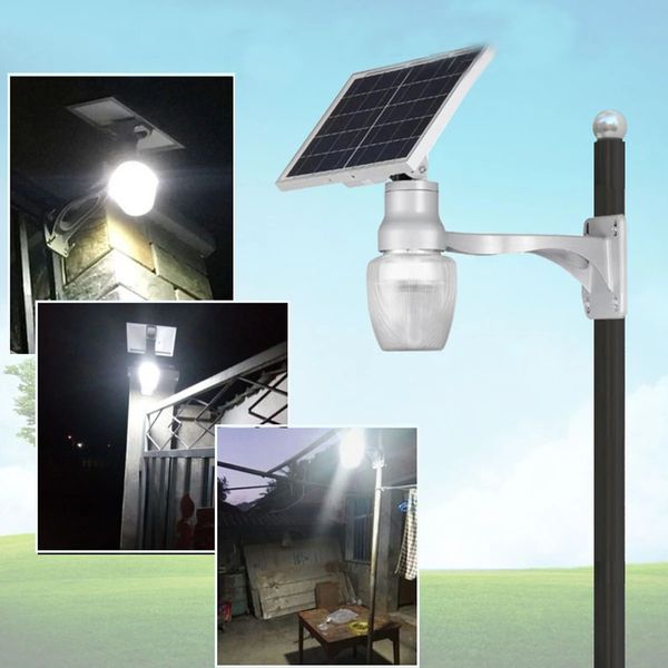 Energia solar de 6W LED Sensor de luz do sensor de segurança da parede exterior ângulo e direção à prova d 'água ângulo e direção.