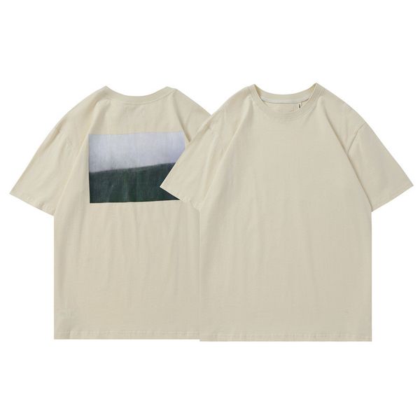 

famous designer men's tee short sleeve high california limited loose round neck summer khaki s-xl size, White;black