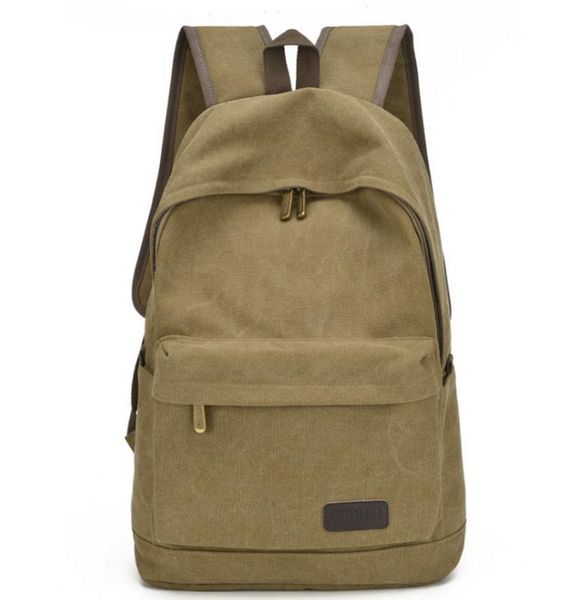 

backpack by dhl or ems 20pcs men's canvas bag casual shoulder high school student