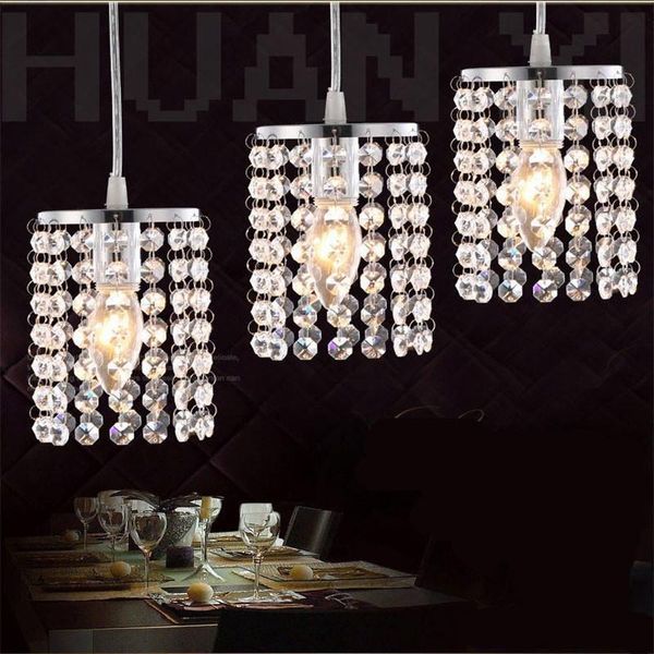 

ceiling lights modern crystal led small pendant kitchen restaurant dining room lamp nordic hanging light lustre