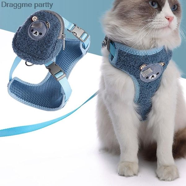 

cat collars & leads harness and leash for walking escape proof soft adjustable vest harnesses cats easy control breathable reflective strips