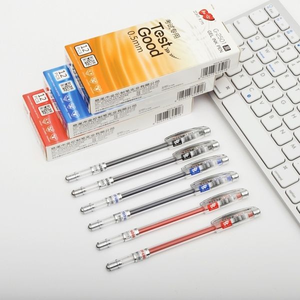 

zhixin 2501 gel pen 0.5mm full needle tube for office students