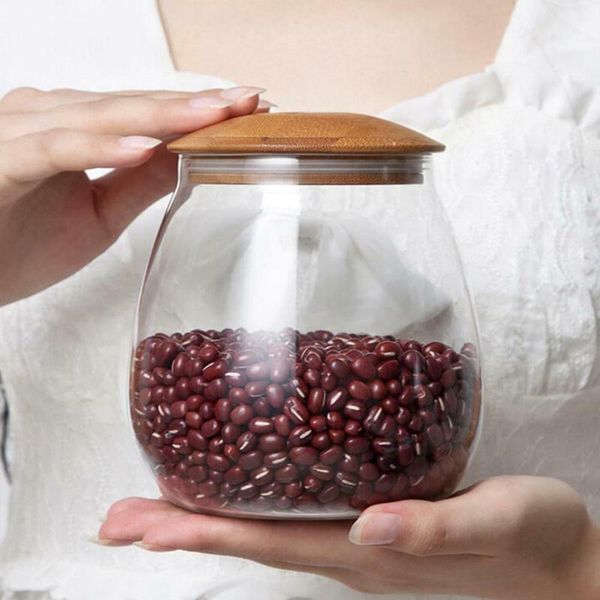 

storage bottles & jars 800ml/400ml preserve glass food airtight kitchen containers s7 #5