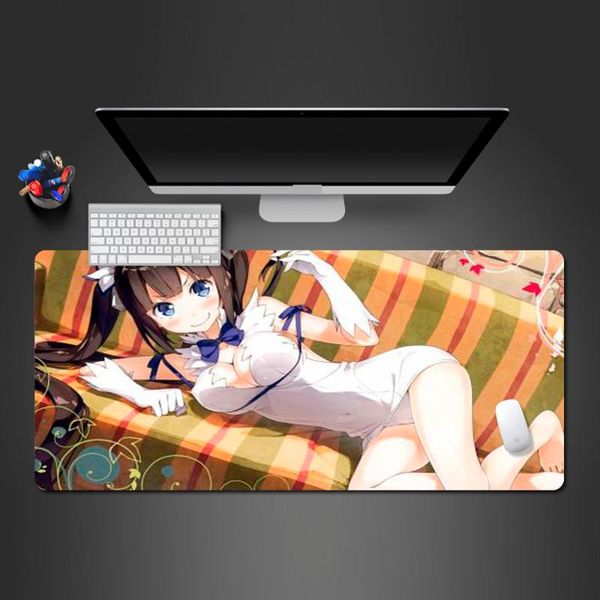 

mouse pads & wrist rests cute girl theme animation pad washable wear-resistant game printing accessories keyboard mats