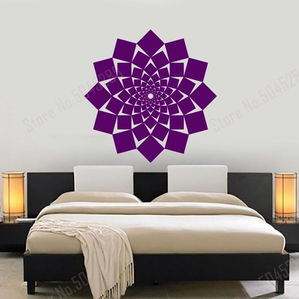 

wall stickers decal mandala pattern symbol of universe cosmos religious spiritual modern home decor z772