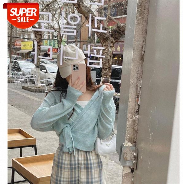 

lace-up hooded sweater women pullover commuter design sense xiao public short coat jacket chao #jp8v, Black;gray
