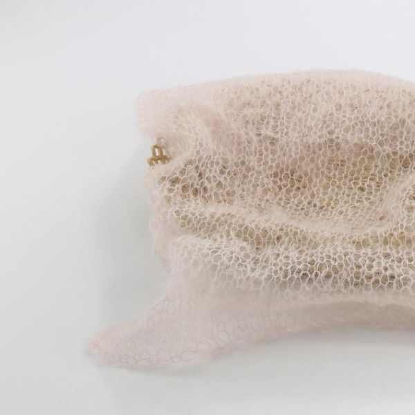 

scarves & wraps wool mohair wrap 60x30cm born baby pography props soft and comfortable, Red;brown