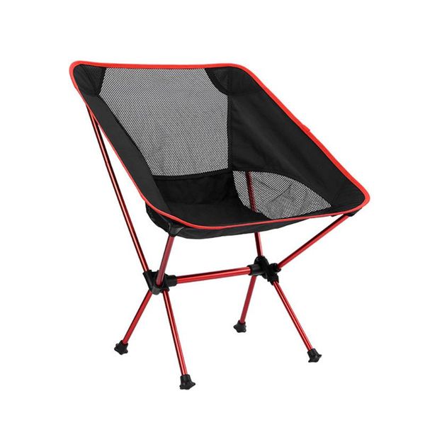 

outdoor ultralight folding chair superhard high load camping portable beach hiking picnic seat fishing foldable accessories