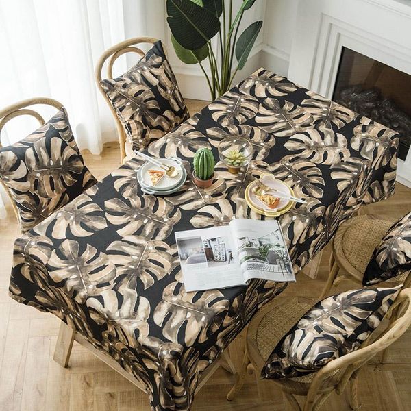 

pastoral style decorative table cloth polyester cotton tablecloth dining cover for kitchen home decor