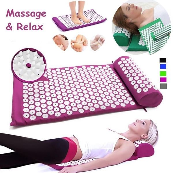 

1/3pcs yoga mat pranamat eco esteras a do akupresury esterilla deporte cwiczen tapis de sport fitness