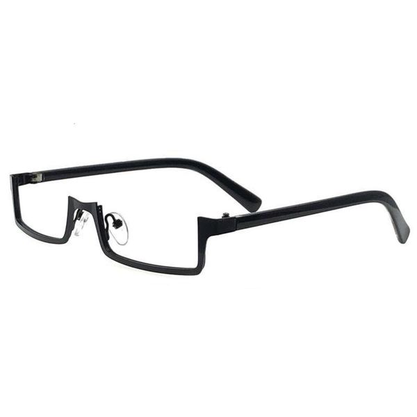 

frame cos tiktok spectacle , female two dimension decorative mirror ins black glasses without lenses, Silver