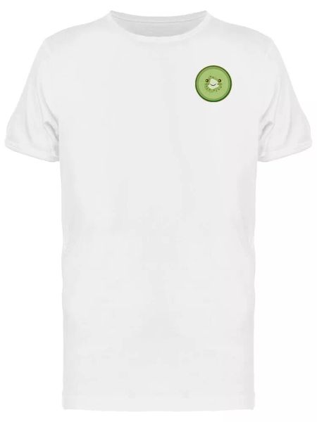 

kawaii kiwi men's tee -image by shutterstock, White;black
