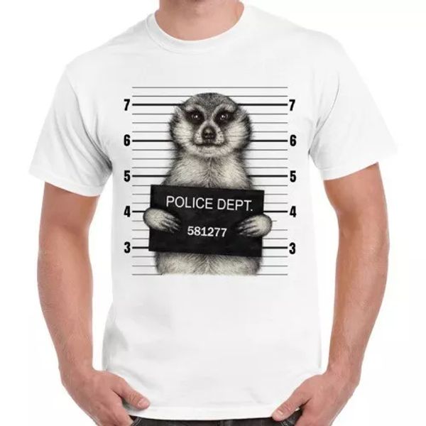 

meerkat mugsfunny gang cool gift vintage retro t shirt 2308, White;black