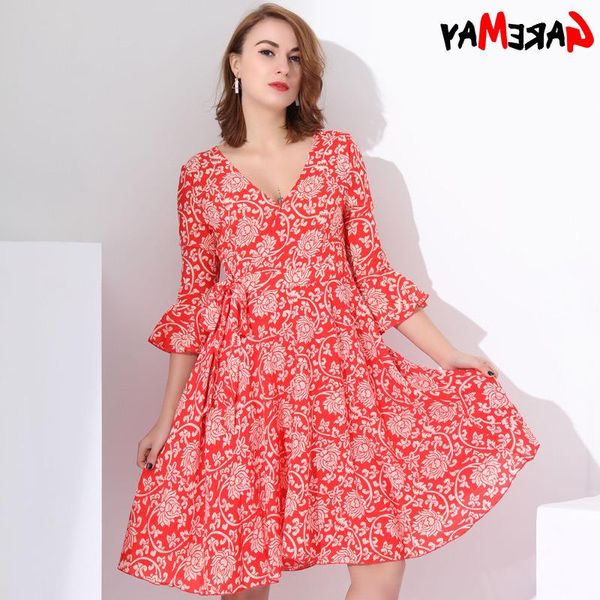 

casual dresses summer garamay women dress eveving party chiffon robe femme red office 2021 elegant clothing midi for, Black;gray