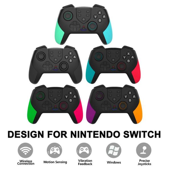 

for ns-switch pro rechargeable game console wireless gamepadfor switch controller joystick accessories button shooter controllers & joystick
