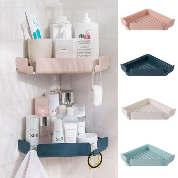 

bathroom storage & organization corner rack holder shelf toilet bath seamless rotating tripod