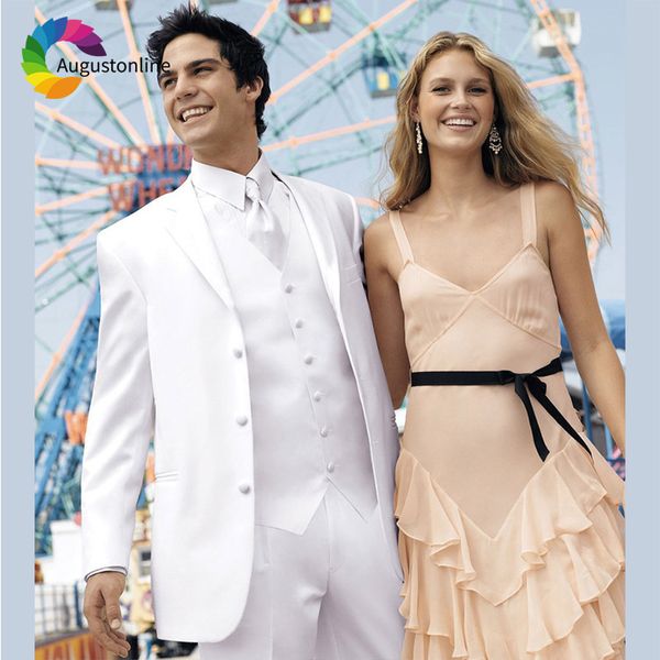 

men's suits & blazers white men wedding for man blazer custom slim fit casual groom tailored tuxedo prom terno masculino 3 pi, White;black