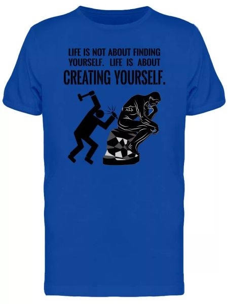 

Life Is Not About Finding You... Tee Men's -Image by Shutterstock, White;black