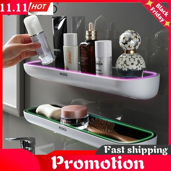 

bathroom shelf wall mounted shampoo shower shelves holder kitchen storage rack organizer towel bar accessories bath accessory set