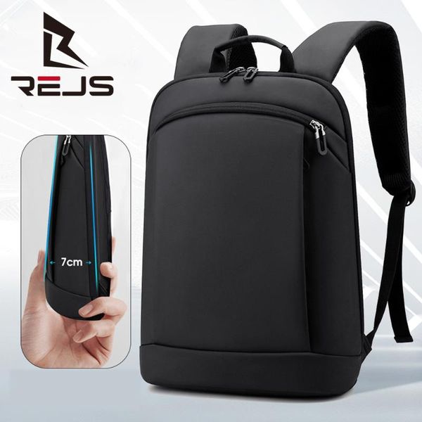 

backpack rejs langt men's minimalist design business bag fashion slim school backpacks for teenager 15.6 inch lapback pack