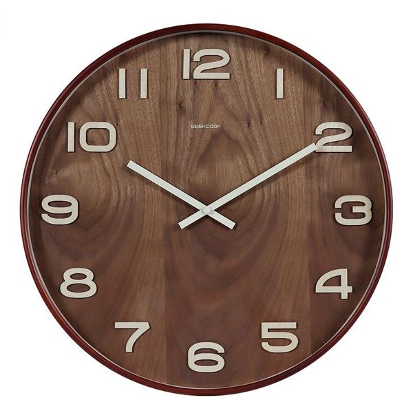 

wall clocks 20 inches large clock vintage wooden living room decoration watches home decor mute creative quartz zegary gift