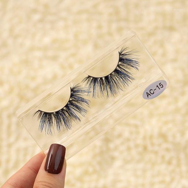 

love squirrel selling price customized logo 3d bulk colored faux mink color lashes1