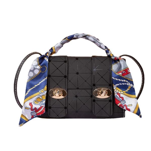 

evening bags fashion leather handbag lady one shoulder messenger bag luxury designer silk scarf daily