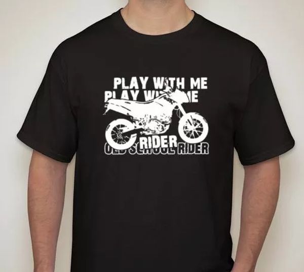 

play with me old school rider motorcycle shirt small-5xl available, White;black