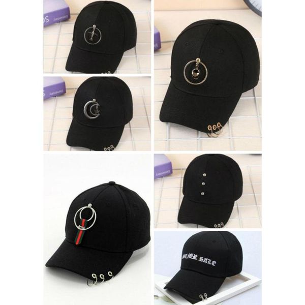 

hobbylane men women fashion all match black baseball cap visors, Blue;gray