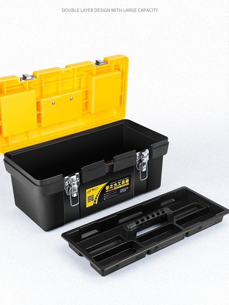 

plastic tool box organizer professional parts drill bit craft no tools packaging caja de herramientas storage bd50tb organizers