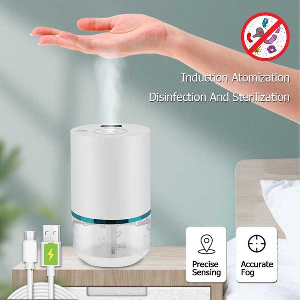 

liquid soap dispenser portable smart alcohol disinfector sprayer automatic intelligent induction sterilizer hand sanitizer