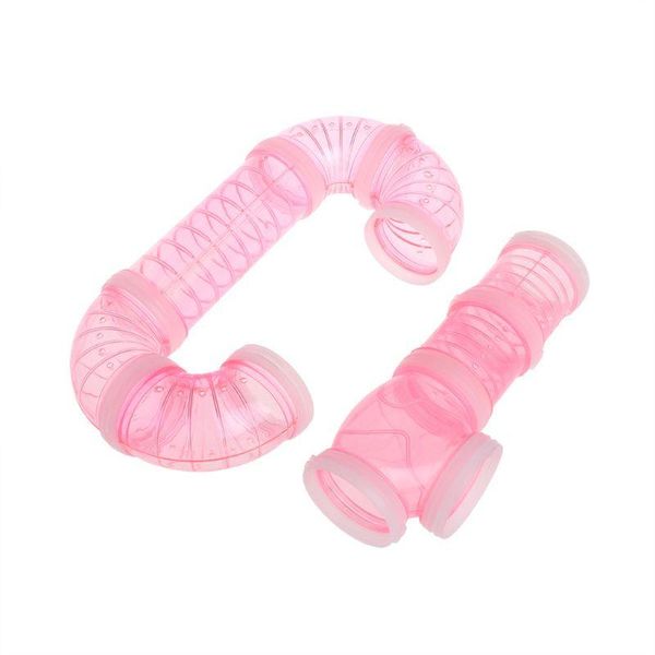 

small animal supplies diy acrylic external connected hamster pipeline tunnel fittings tube playing toy