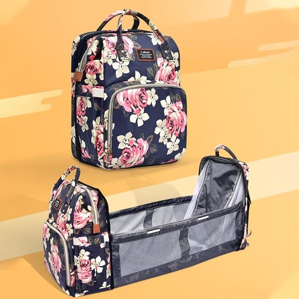 

diaper bags 3 in 1 bag backpack baby portable crib bassinet with changing station travel sleeping bed mommy for born d5qa