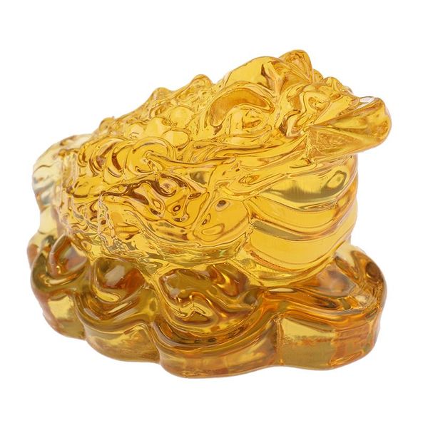 

decorative objects & figurines 1pcs chinese fortune frog feng shui lucky cat money toad home office shop business decoration craft gift