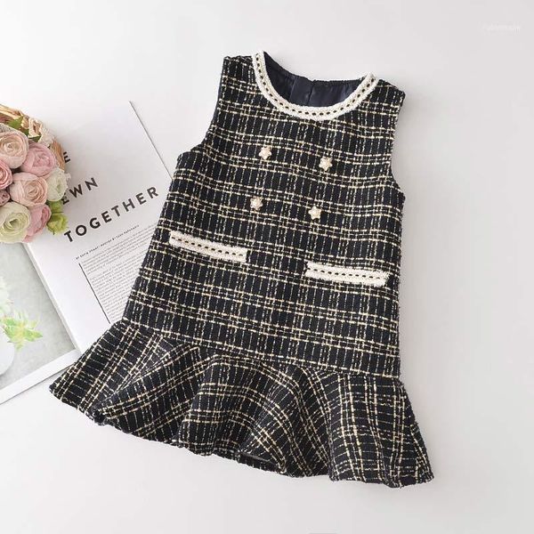 

keelorn girls sleeveless dresses 2021 autumn kids princess outfits baby girl fashion party costumes casual clothes 3 7y1, Red;yellow